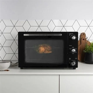 Mini-four encastrable Princess 01.112751.01.001 avec réglage manuel de la température, fonction minuteur, avec convection, filaire 32 l