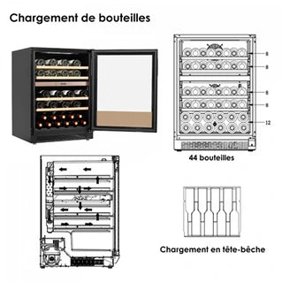 Cave de service Le Cépage Cave à vin de service encastrable AGJ44VN2ZBU 44
