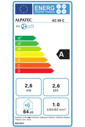 Climatiseur mobile Alpatec AC 09 C