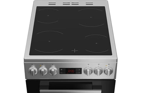 Cuisinière vitrocéramique Indesit I5V5LCS Silver