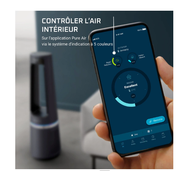 Purificateur Rowenta ECLIPSE 3 EN 1 CONNECT PURIFICATEUR INTELLIGENT QU5072F0