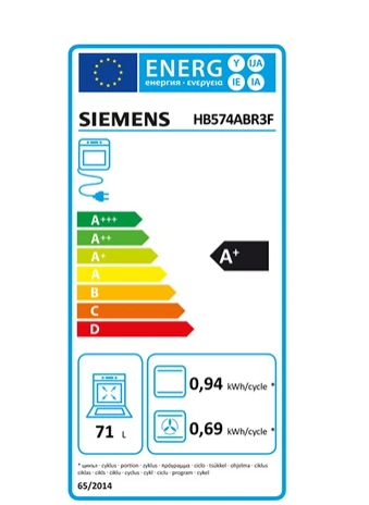 Four encastrable Siemens HB574ABR3F iQ300 Inox