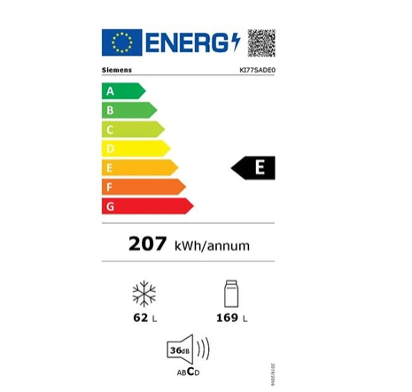 Réfrigérateur congélateur en bas Siemens KI77SADE0 - ENCASTRABLE 158CM