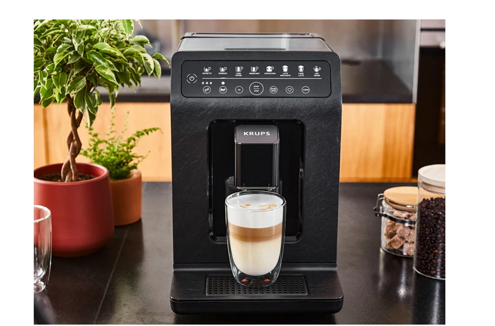 Machine à café à grain Krups EVIDENCE ECO-DESIGN 8 BOISSONS Préréglées EA897B10