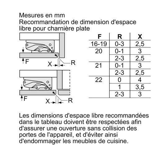 Congélateur armoire Siemens GU21NADE0 - Encastrable 82 cm
