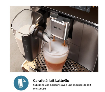 Machine à café à grain Philips EP2334/10 Machine expresso Série 2300 LatteGo