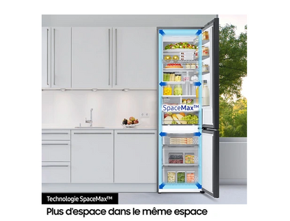 Réfrigérateur congélateur en bas Samsung rb34c602dsa