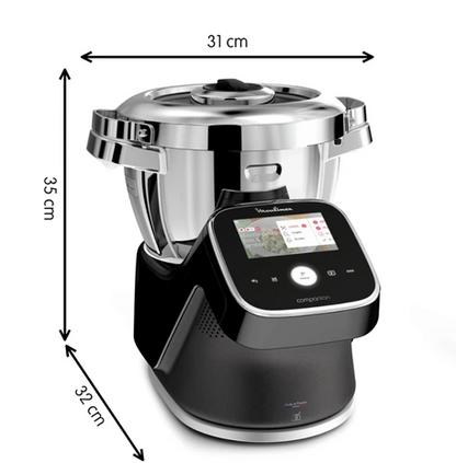 Robot cuiseur Moulinex I Companion Touch Pro xl Noir HF93D810