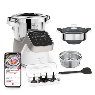 Robot cuiseur Moulinex Companion Pro YY5286FG avec balance intégrée + cuiseur vapeur