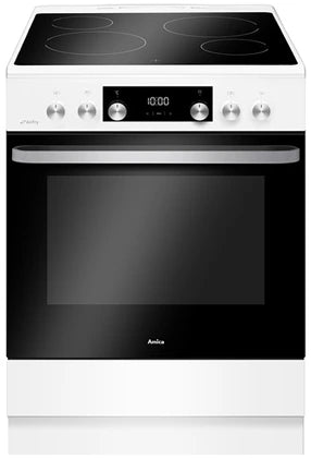 Cuisinière vitrocéramique Amica ACV7005RB Blanche