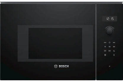 Micro-ondes + Gril Bosch Serie | 6 BFL524MB0 - Four micro-ondes monofonction - encastrable - 20 litres - 800 Watt - noir