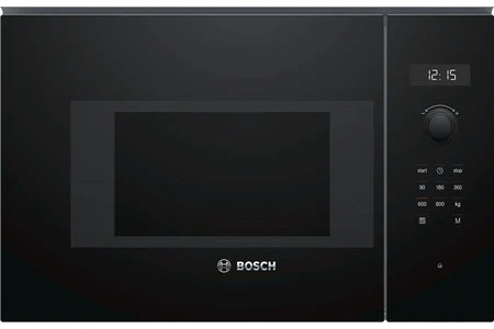 Micro-ondes + Gril Bosch Serie | 6 BFL524MB0 - Four micro-ondes monofonction - encastrable - 20 litres - 800 Watt - noir