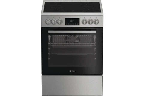 Cuisinière vitrocéramique Indesit I6V5LCX inox
