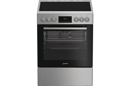 Cuisinière vitrocéramique Indesit I6V5LCX inox