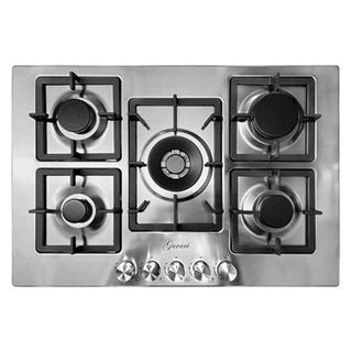 Gazinière Gurari Table de cuisson à gaz - - FQ755VTGC - 75 cm - 4,0 KW WOK - Inox