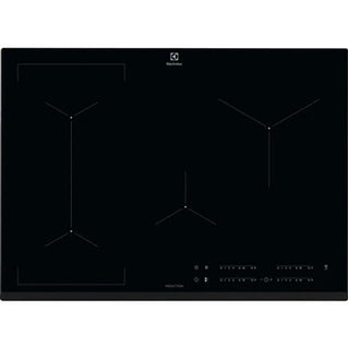 Plaque induction Electrolux EIV734 - Table de cuisson à induction - 4 plaques de cuisson - Niche - largeur : 68 cm - profondeur : 49 cm - avec avant biseauté - noir