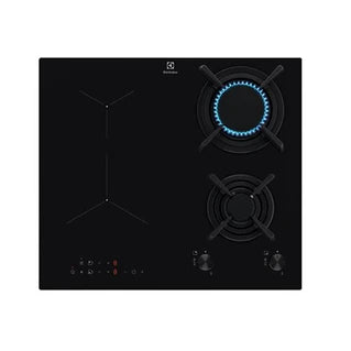 Plaque mixte Electrolux Serie 300 KDI640713K - Table de cuisson mixte induction et gaz - 4 plaques de cuisson - Niche - largeur : 56 cm - profondeur : 49 cm - noir
