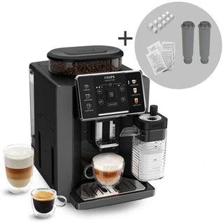 Machine à café à grain Krups Sensation Lait EA912HF1 Gris anthracite + kit entretien