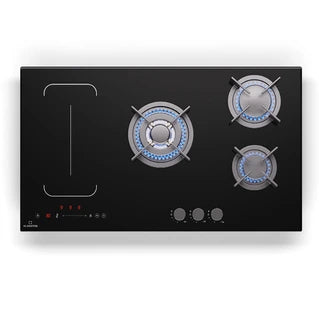 Plaque induction KLARSTEIN Plaque de cuisson induction MultiChef Table de cuisson induction et gaz 5 zones