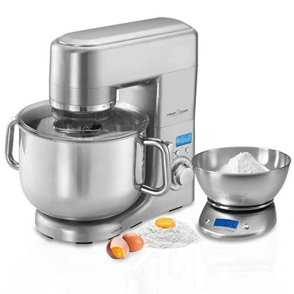 Robot multifonction Proficook Robot Pâtissier Boulangerie Cuisine Ménager Multifonction Bol 10L,, KM1096, 1500, Argent