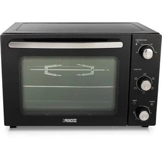 Mini-four encastrable Princess 01.112751.01.001 avec réglage manuel de la température, fonction minuteur, avec convection, filaire 32 l