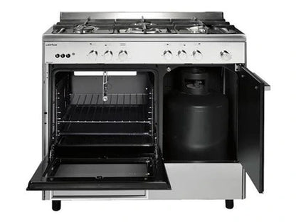 Piano de cuisson Airlux AA9PCGIX2 Butamax - Butanette 90cm Gaz noir inox