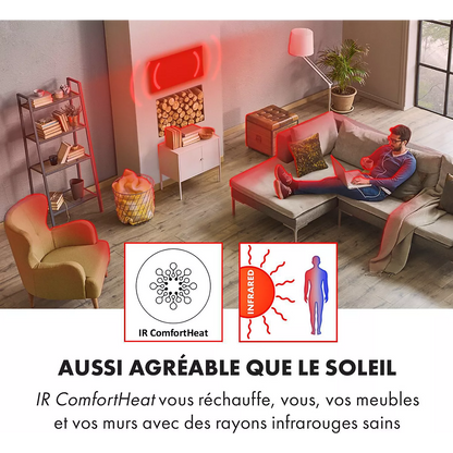 Chauffage infrarouge KLARSTEIN Wonderwall Air Art Smart 120cm