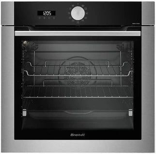Four encastrable Brandt BOP7536X - Four - encastrable - niche - largeur : 56 cm - profondeur : 55 cm - hauteur : 58.5 cm - avec système auto-nettoyant - classe A+ - inox