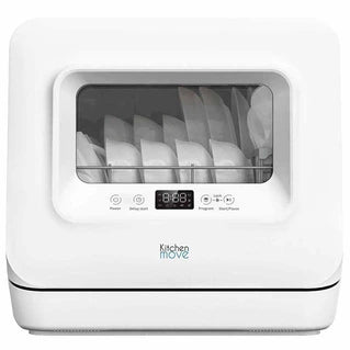 Lave-vaisselle pose libre Kitchen Move Mini compact WASHCLEAN Blanc Plastique 7.5L