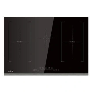 Plaque induction Linarie Toulouse Table de cuisson à induction LS80I2F1Z 77cm 5 zones avec double zone flexible