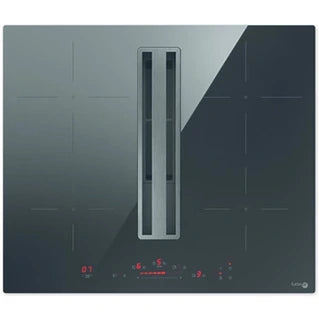 Plaque de cuisson avec hotte intégrée Turboair Plaque a induction aspirante - Impulso - BL/A/60 - 4 feux - 60,2 x 51,7 cm - Noir