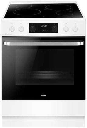 Cuisinière vitrocéramique Amica ACV7005SRW AIRFRY