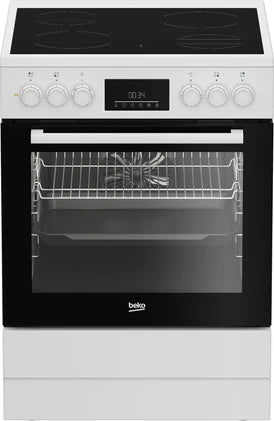 Cuisinière vitrocéramique Beko FBE67300WCS