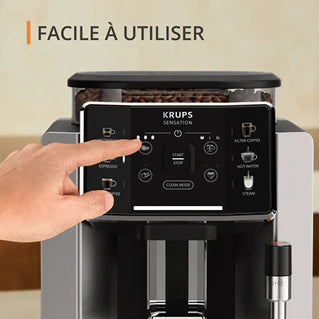 Machine à café à grain Krups Sensation EA910E10 Gris
