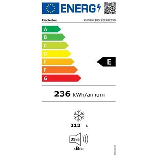 Congélateur armoire Electrolux KUN7NE18S