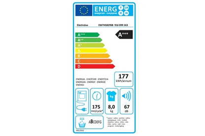 Sèche-linge pompe à chaleur Electrolux blanc EW7H5829SB