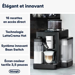 Machine à café à grain Delonghi FEB4455.B RIVELIA Noir