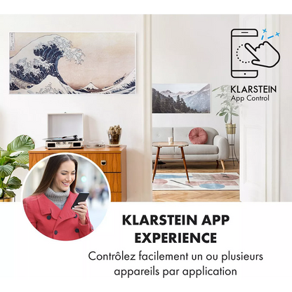Chauffage infrarouge KLARSTEIN Wonderwall Air Art Smart 120cm