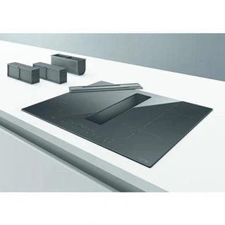 Plaque de cuisson avec hotte intégrée Turboair Plaque a induction aspirante - Impulso - BL/A/60 - 4 feux - 60,2 x 51,7 cm - Noir