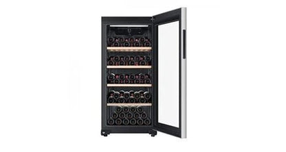Cave a vin de service Haier hws116gae - - pose libre - 116 bouteilles h126. 5 x l59,5 cm - noir