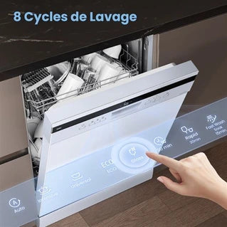 Lave-vaisselle pose libre Comfee Lave vaisselle pose libre CDWEF1435EW 14 couverts 60 cm