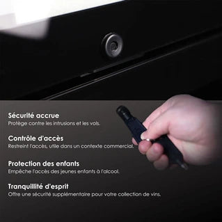 Cave à vin service Le Cépage AGCV140VN2Z2D multi-températures 220 bouteilles 2 portes
