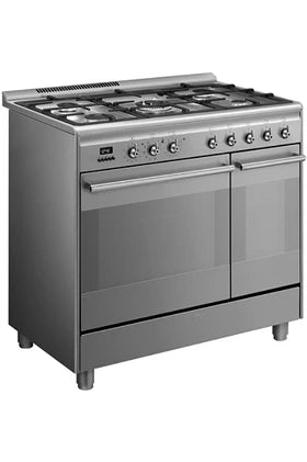 Piano de cuisson Smeg ESTHETIQUE CLASSICA 90cm MIXTE INOX - SCB92PX8