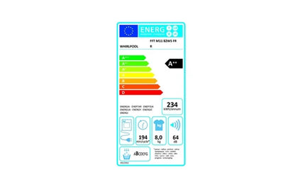 Sèche-linge pompe à chaleur Whirlpool 60cm 8kg blanc FFTM1182WSFRR