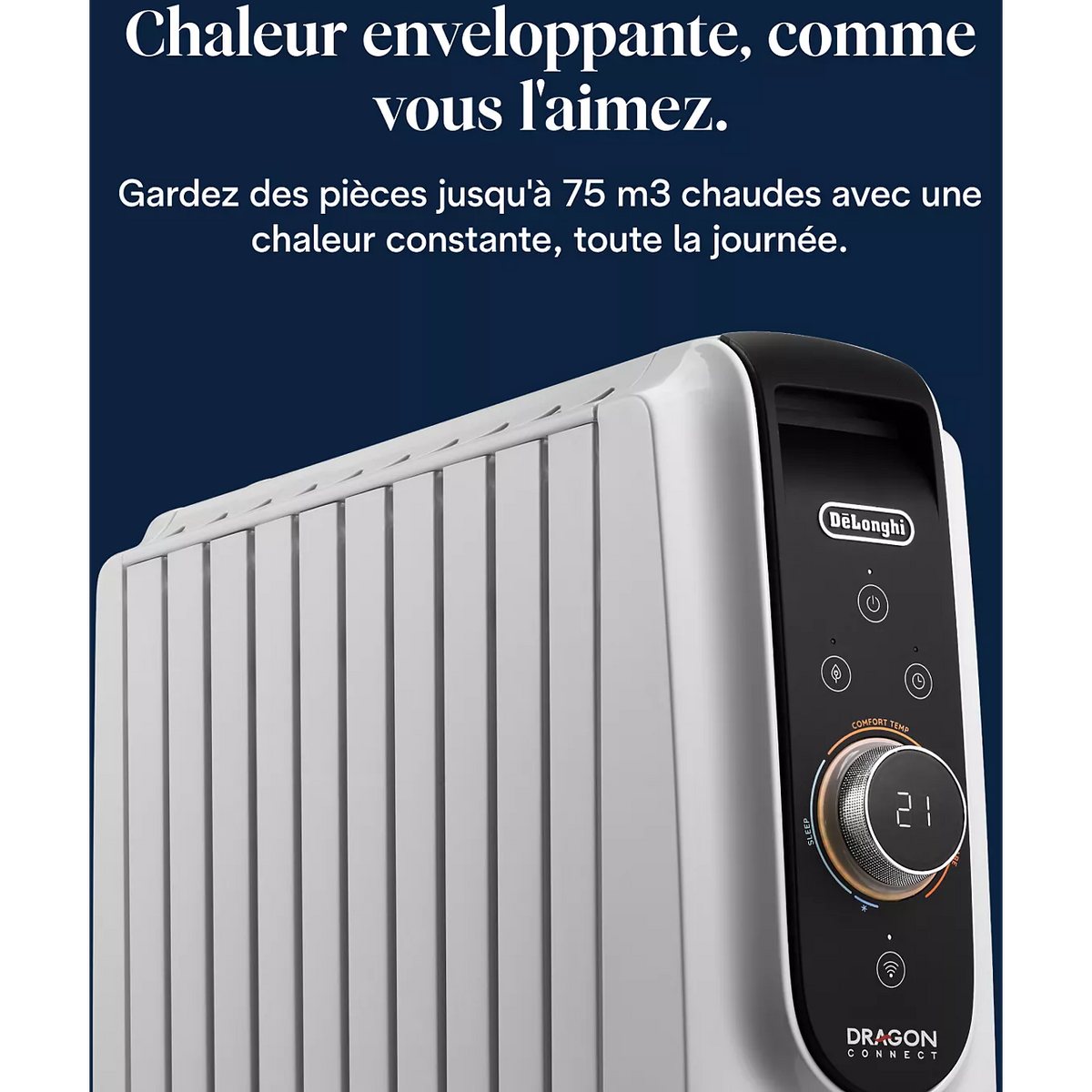 Chauffage Bain d'huile DELONGHI TRD51025 WIFI