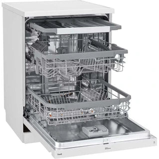 Lave-vaisselle pose libre Lg - Lave-vaisselle 3, DF365FWS, Blanc, L:60cm, H:85cm,