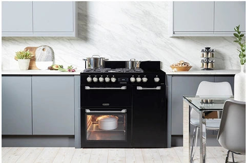 Piano de cuisson Leisure CUISINEMASTER PRO 100cm gaz et vitro Noir - PR100F560K