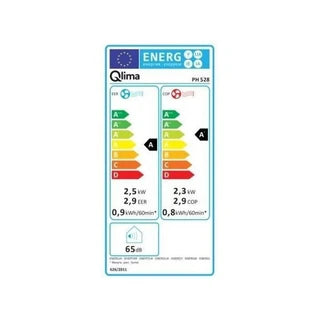 Climatiseur mobile QLima réversible PH528 Air froid 2 5 kW Air chaud
