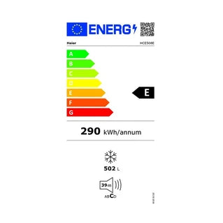 Congélateur coffre Haier Congélateur coffre 502l 154.5cm 39db blanc HCE508E