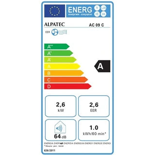 Climatiseur mobile Alpatec AC 09 C